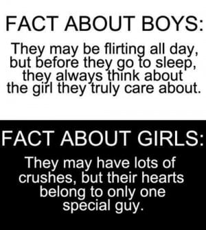 Special facts about boys and girls for your Friday quote of the day