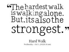and strong. it shows all those people who think I'm a loner that I ...