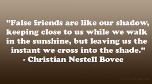 untrue friend quotes