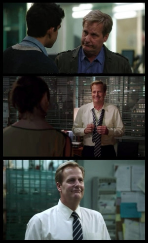 The Newsroom S1E7. Doped Jeff Daniels is adorable! :D