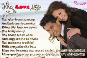 Love Romantic Poem Quote Why I Love You