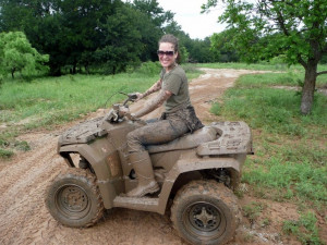 oh yes...I want to look like this girl after a 4 wheeling ride!