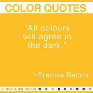 Color Quotes By Francis Bacon
