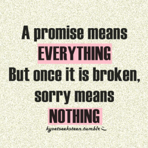 Once Promise Is Broken