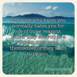 are dealing with haters in person or cyber bullying read these quotes ...