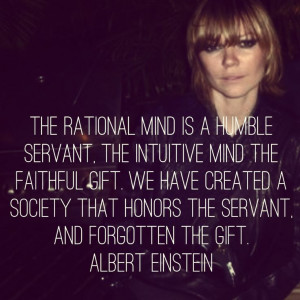 Quote Einstein Mind Conscious Subconscious Gift Servant Great thoughts ...