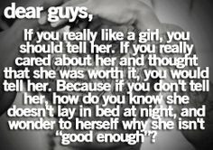 Just tell her. Do it right now, unless its too late and shes sleeping ...