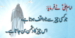 Sayings Hazrat Imam Ali Urdu