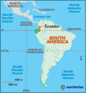 where is ecuador where is ecuador