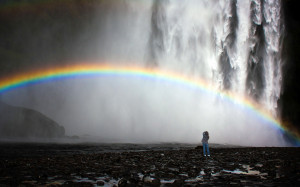 Rainbow Beautiful Real Waterfalls Free Desktop Backgrounds chillcover ...
