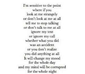 sensitive.