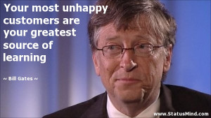... your greatest source of learning - Bill Gates Quotes - StatusMind.com