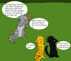 The Warrior Cats Jay Feather And Stick
