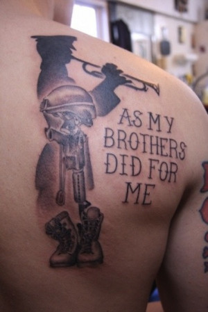 fallen soldier | memorial tattoos