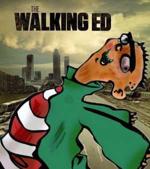 funny The Walking Dead poster Ed Edd Eddy