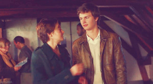 gus john green the fault in our stars tfios kiss gif augustus waters ...