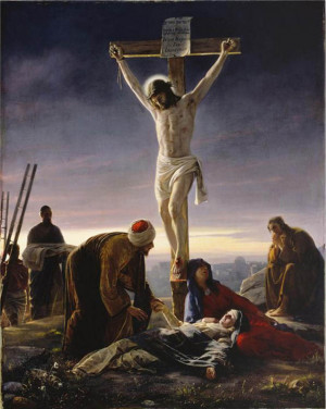 Jesus Christ was then made to carry the cross. He was weak and could ...