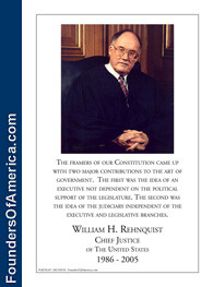 Supreme Court Justice William H Rehnquist quote on the Supreme Court