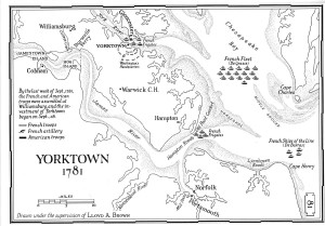 Yorktown Battle Map (large)