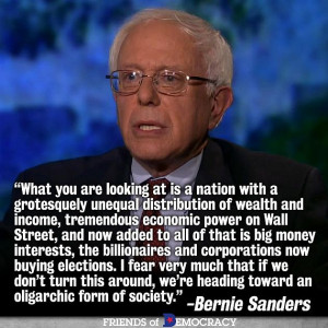 Bernie Sanders: The Billionaires May Just Win