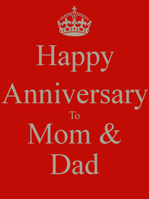 Happy Anniversary Mom And Dad