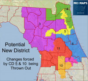 2014 Florida Congressional Districts Map
