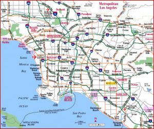 printable road map southern california