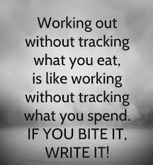 If you’re tracking of everything you put in your mouth, you’re not ...