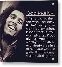 Quotes Acrylic Prints - 