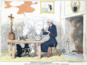 Cincinnatus in Retirement, by James Gillray, 1782.