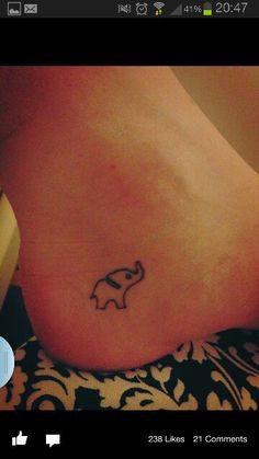 alzheimers. small elephant tattoo, alzheimers tattoo, elephant tattoo ...