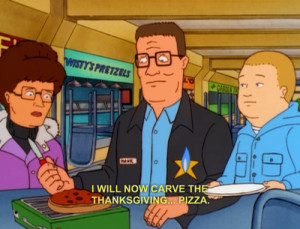 TV pizza King of the Hill thanksgiving KOTH