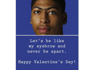 Anthony DavisHappy Valentine'S, Big Blue, Valentine'S Day, Valentine ...