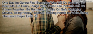 With. Take Cute Pictures. Eat Ice Cream Together. Be Romantic, Cuddle ...