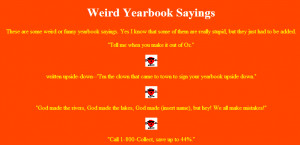 The Huffington Post – The Most Ridiculous Senior Yearbook Quotes