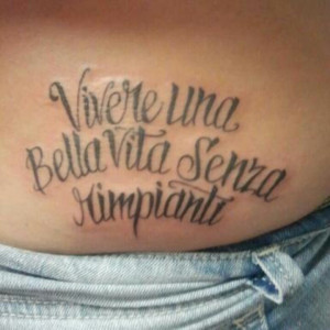 in italian) Italian Quotes Tattoo, Quotes 3, Beautiful Living, Italian ...