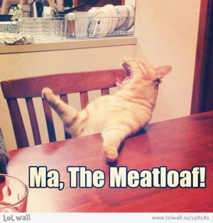 Ma The Meatloaf! Cat Meme