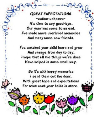 Great Expectations Graduation Poem