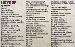 Not long before her suicide, Izzy wrote a heartbreaking poem about her ...