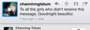 text follow twitter promo sweet tweet dear john reblog channing tatum ...