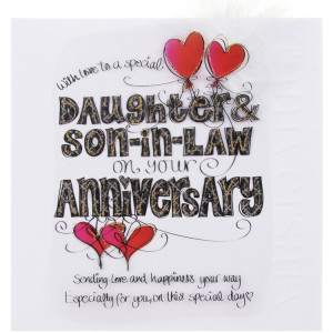 Happy Anniversary Son And Daughter In Law