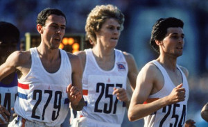 Steve Ovett, Steve Cram and Sebastian Coe