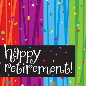 Milestone Celebration Retirement Lunch Napkins – 16 count