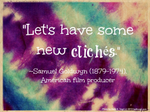 In Others’ Words: New Cliche