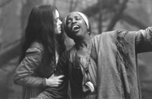 Still of Winona Ryder and Charlayne Woodard in The Crucible