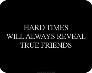 True friends....