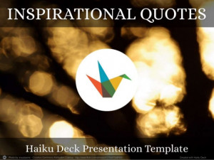 Inspirational Quotes Presentation Template