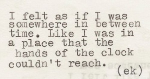 The hands of the clock couldn't reach.