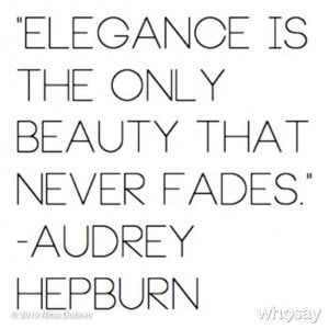 Classy Lady Quote of the Day...