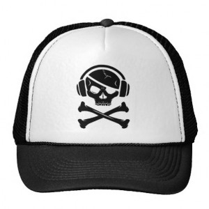 Music Pirate Piracy Anti Riaa Icon Hat Zazzle